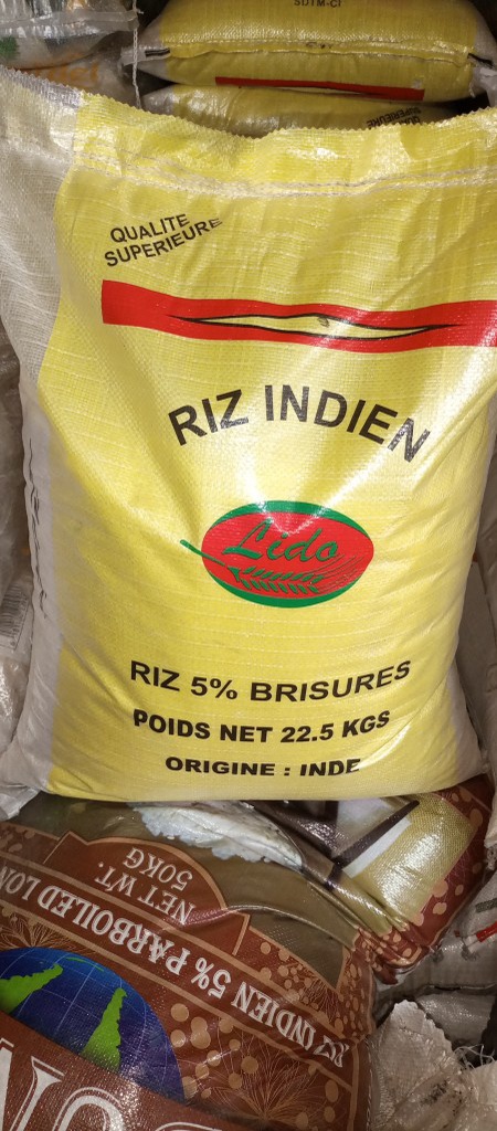 RIZ PAPILLON blanc 5% brisure 22.5KG Vietnam