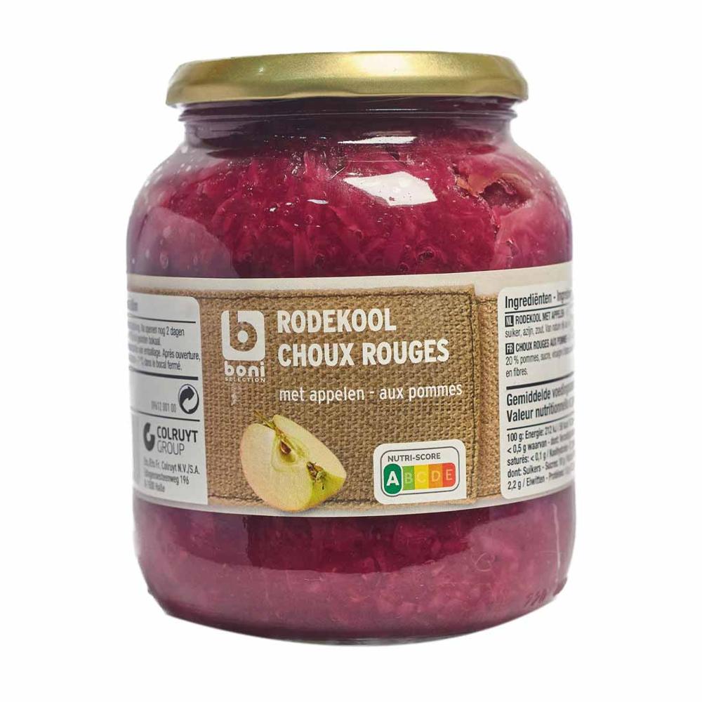 BONI CHOUX ROUGES POMMES 680G