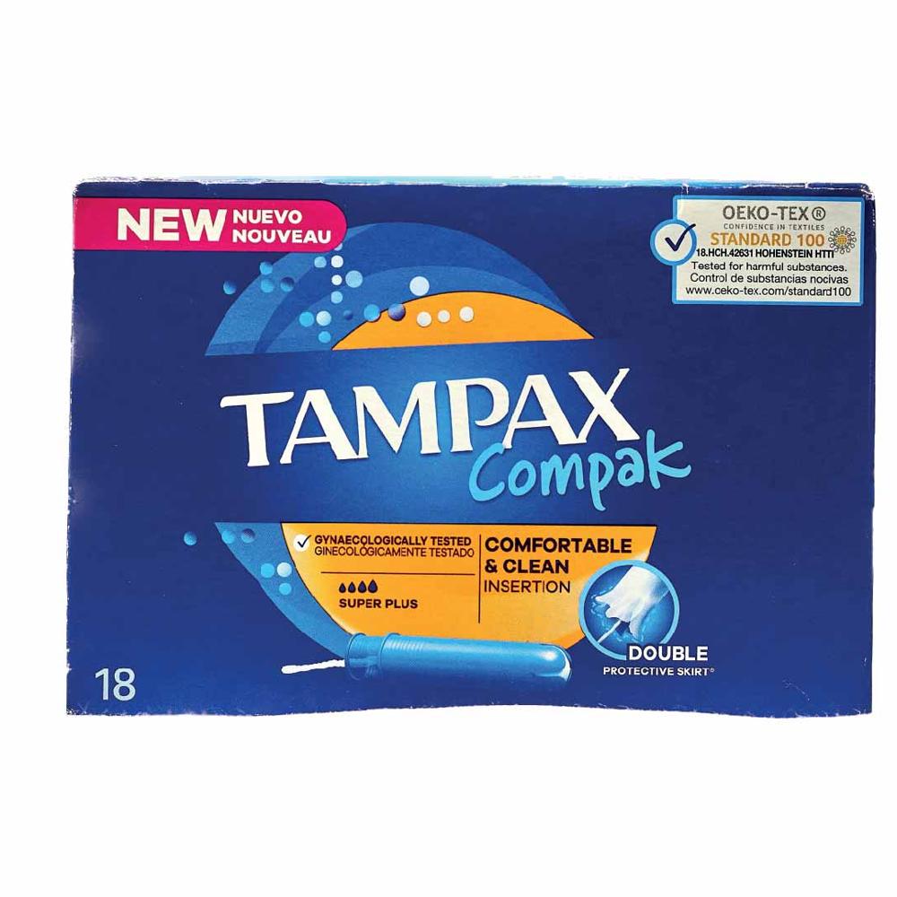 TAMPAX COMPAK SUPER 18PC