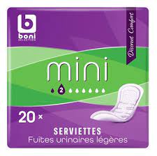 BONI Discr. serviettes inco Mini 20pc