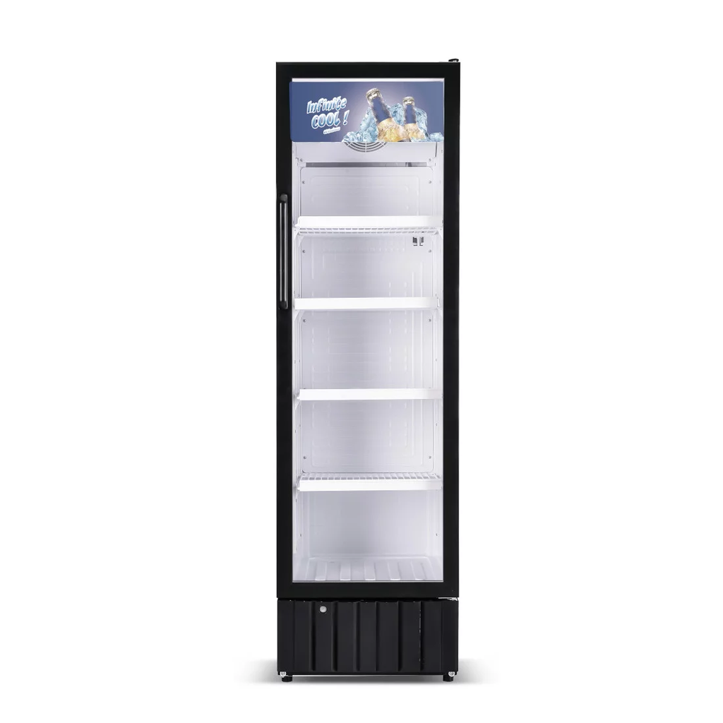  NAS-CH350-1DR - REFROIDISSEUR VERTICAL NASCO / 280LT/ 1 BATTANT / CONTOUR NOIR-VITRE