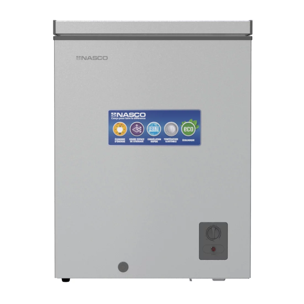  NAS-180WA - CONGELATEUR HORIZONTAL NASCO/137L/ 220-240V/ 1 PORTE/ 1 PANIER INTERNE/AVEC SERRURE/GRIS