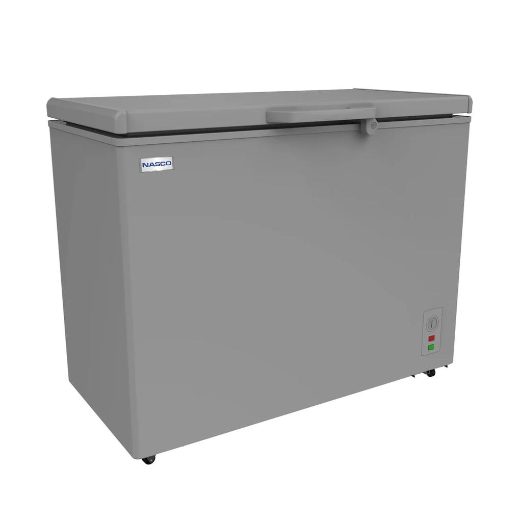  SNAS-350 - CONGELATEUR HORIZONTAL 220L NASCO / 1PANIER / AVEC PORTE VITREE A L'INTERIEUR / SILVER