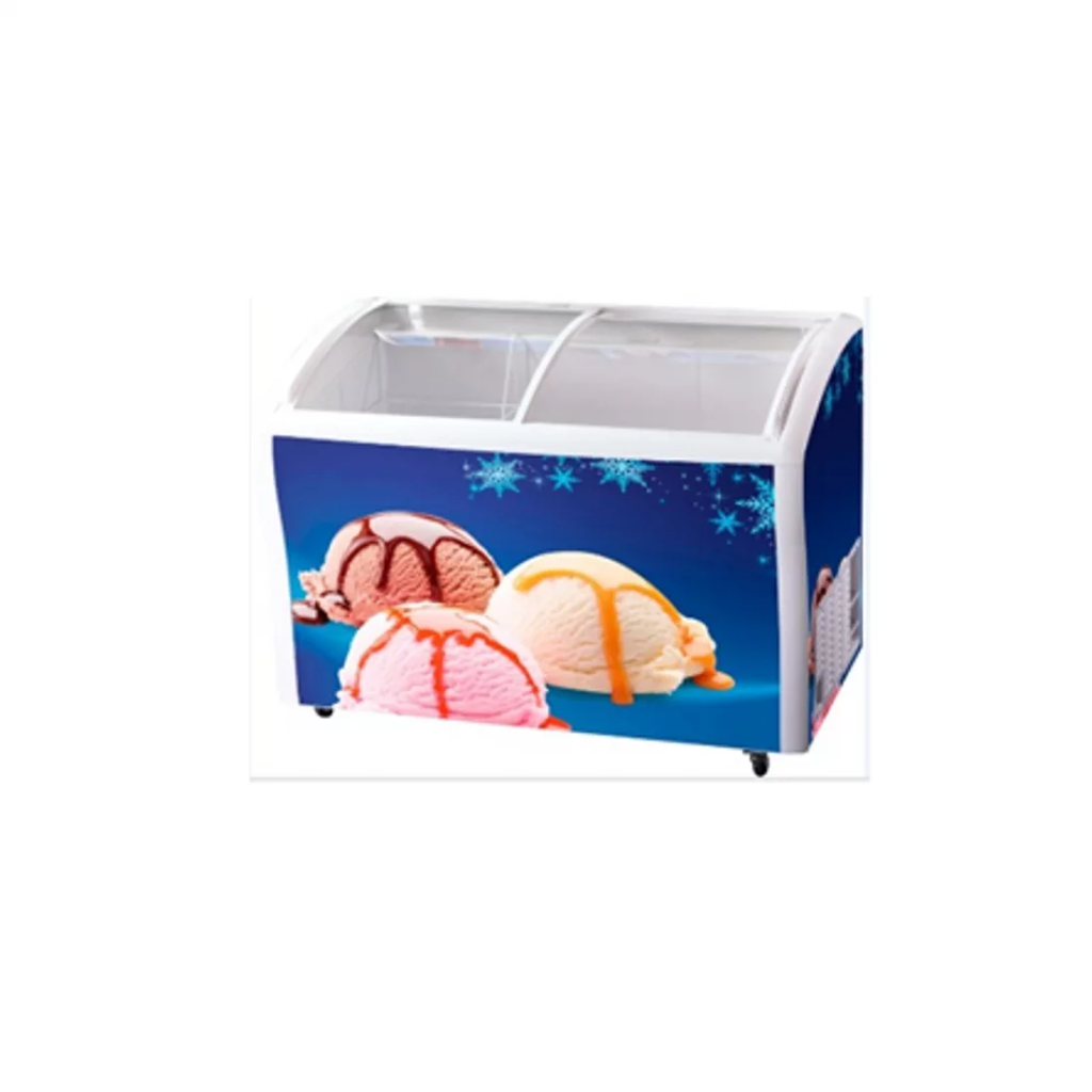  NAS-FS505CH - NAS-FS505CH - CONGELATEUR HORIZONTAL VITRE NASCO / 378LT BRUT / 1 PANIER / BLANC