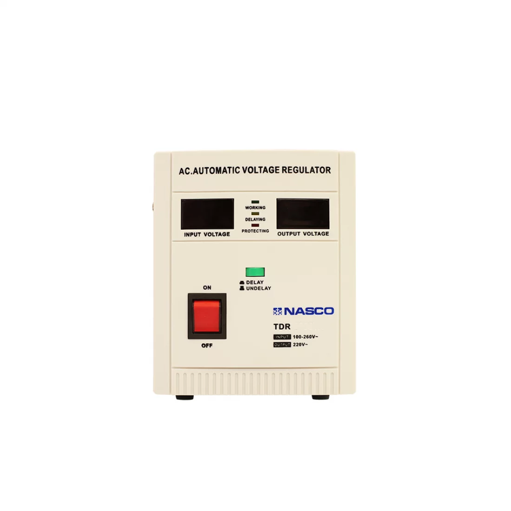  TDR-1000VA - STABILISATEUR 1000VA COMPTEUR LCD NASCO - 4PCS/CT