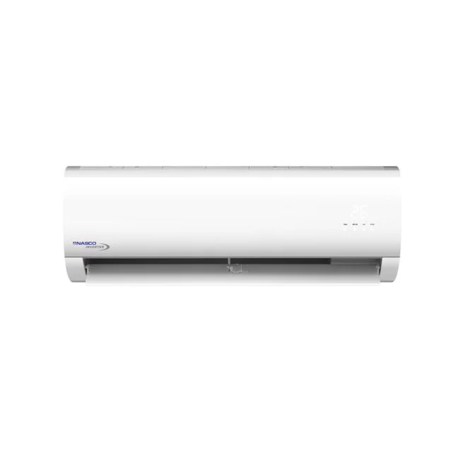  NAS-M12V1 - SPLIT 12.000 BTU INVERTER NASCO R410 FAÇADE BLANCHE CONTOUR SILVER