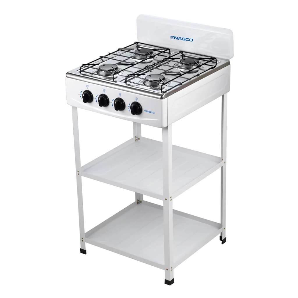  NASGS-K4BSS-S - RECHAUD A GAZ ET AVEC TABLE NASCO/4 FEUX/ BRULEURS A GAZ NOIR