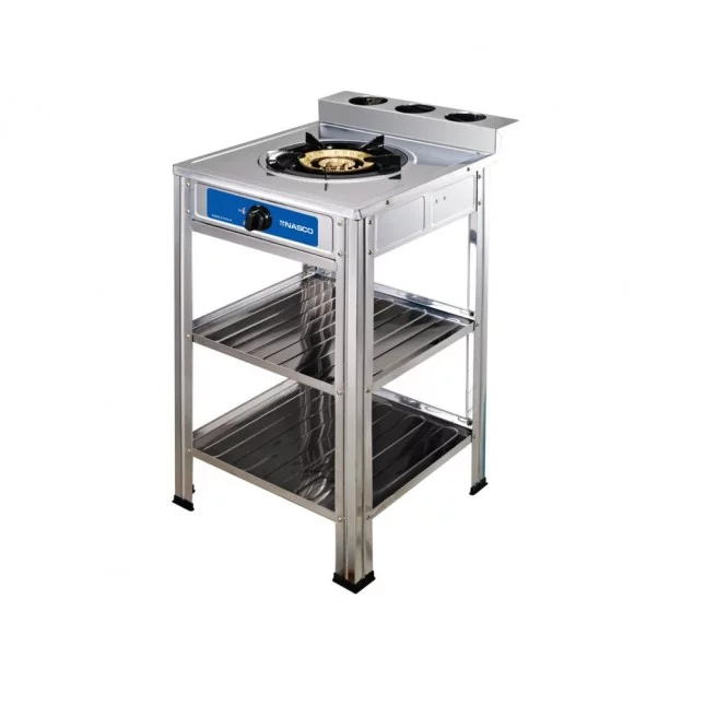  NASGS-K1CSS-SI - RECHAUD A GAZ ET AVEC TABLE NASCO/INOX/ 1 FEUX /BRULEUR A GAZ CUIVRE