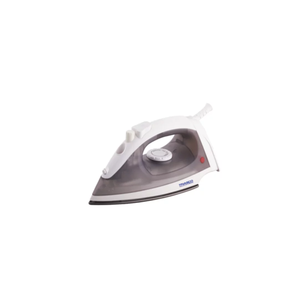  NAS-FR172ST - FER A REPASSER A VAPEUR NASCO 1200W / COULEUR GRIS BLANC/ 12pcs/ct