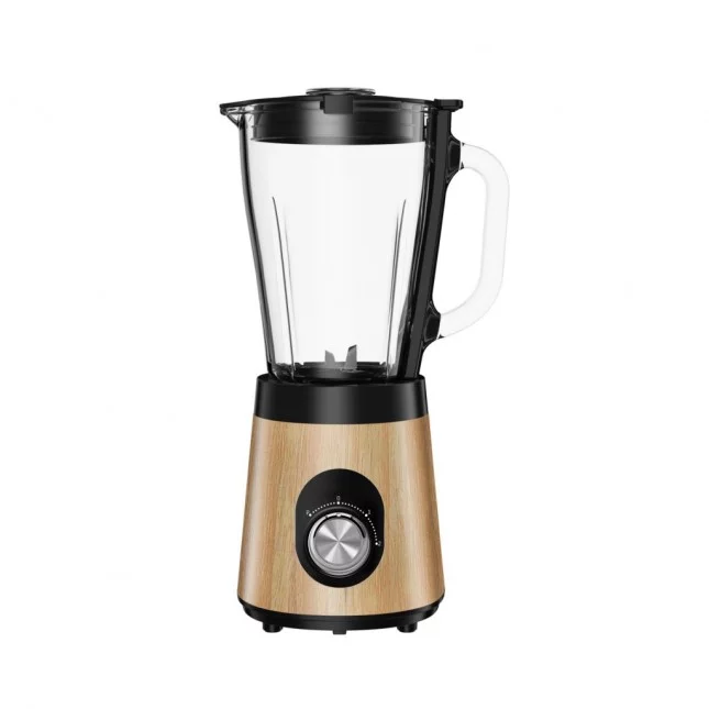  MIXER_BL9703A-CB - MIXEUR NASCO 1.5 LIT/BOL EN VERRE/REVETEMENT EN BOIS / 500W/ 2PCS/CT