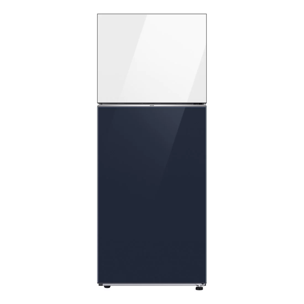  RT42CB66218AGR - REFRIGERATEUR SAMSUNG/CLEAN WHITE-NAVY GLASS(BLANC-BLEU MARIN)/R600A/150W/220-240V