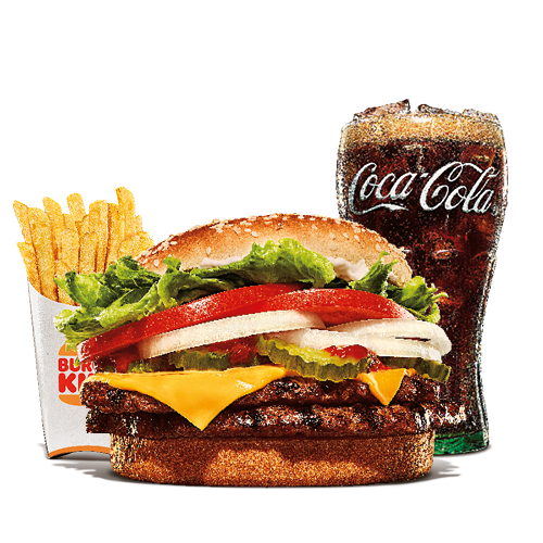 Menu Double Whopper Cheese + Frites