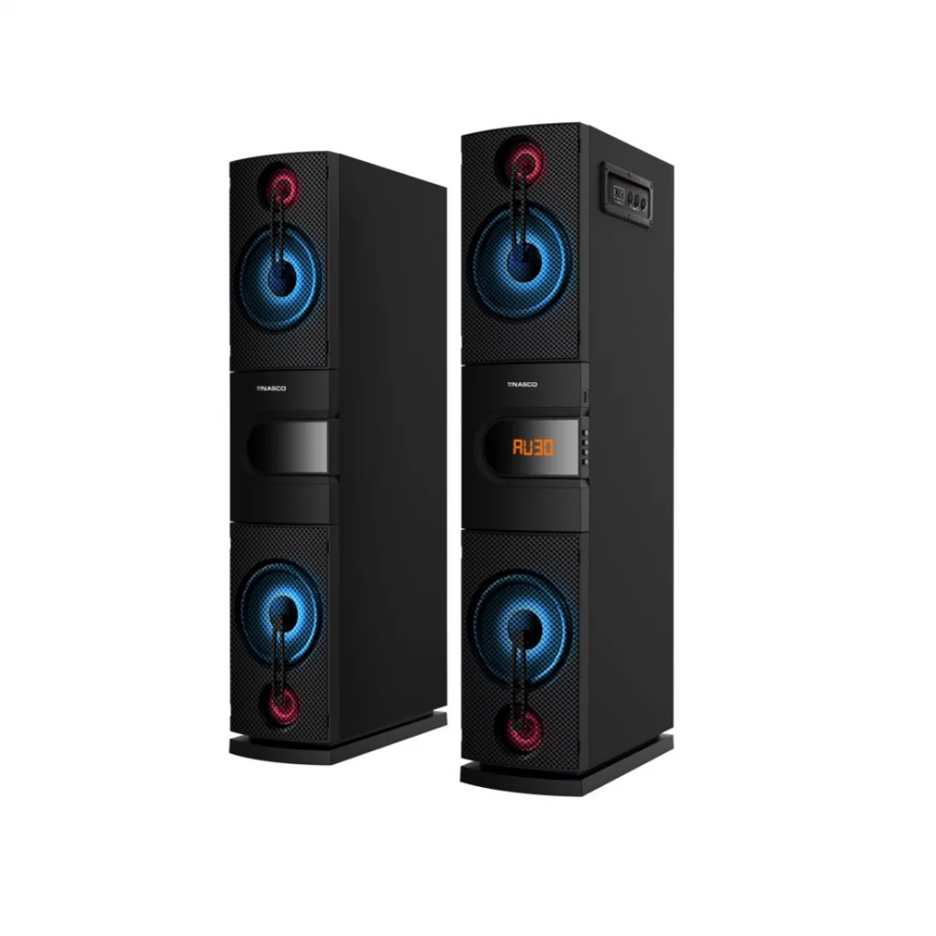  NAS-FST-1200WBT2 - HAUT-PARLEUR MULTIMEDIA NASCO / 120W(RMS) / BLUETOOTH / USB / FM / AUX / 2 BAFFES