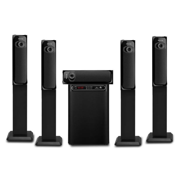  NAS-HT5.1-N2410 - HOME CINEMA 5.1CH NASCO/45W CAISSON DE BASSE+10W x5 HAUT-PARL./BT-USB-MP3-FM/TELEC