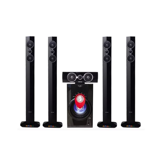  NAS-HT5.1-N5510 - HOME CINEMA 5.1CH NASCO/45W CAISSON DE BASSE+10Wx5 HAUT-PARL./BT-USB-MP3-FM/TELEC.