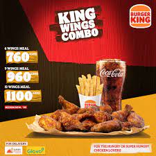 Menu Wings x6 + Onion Rings