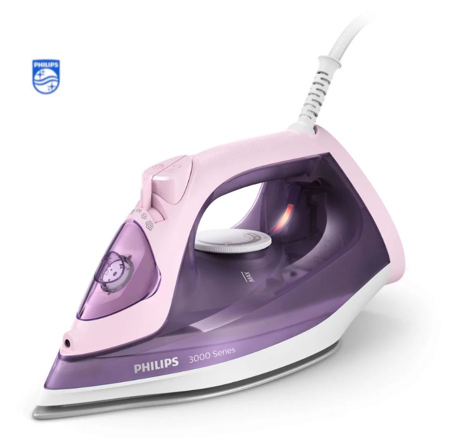  DST3020/20 - FER A REPASSER A VAPEUR PHILIPS 2400W BLEU BLANC/CERAMIC/3000 SERIES/6pcs/ct