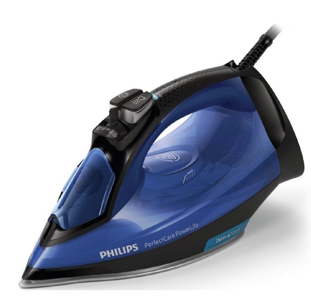  GC3920/20 - FER A REPASSER A VAPEUR PHILIPS 2500W BLEU NOIR SEMELLE STEAMGLIDE+/100% SAFE / 4pcs/ct