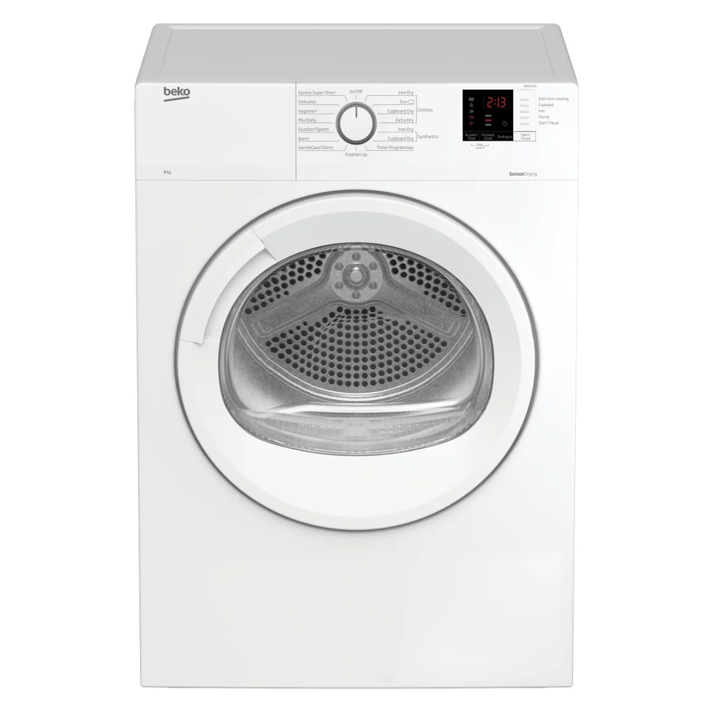  BEKO_DA8012GA - SECHE LINGE ELECTRIQUE BEKO/ 8KG/BLANC/ TECH. DE SECHAGE A EVACUATION