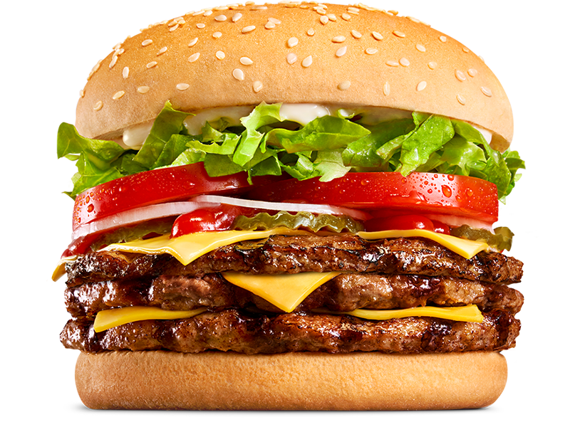 Sandwich Triple Whopper Cheese + Steak de whopper