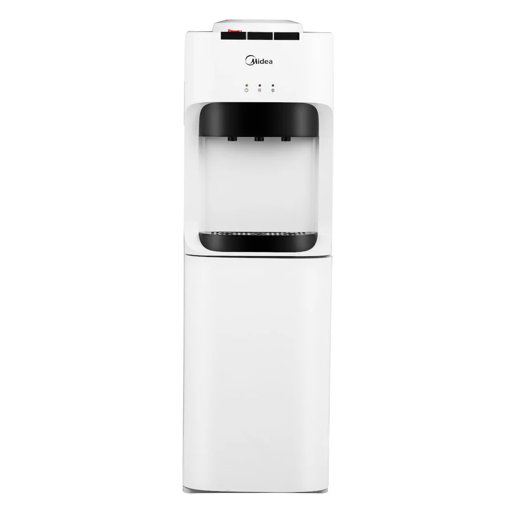  YD1635S-W - DISTRIBUTEUR D'EAU MIDEA / BLANC/ EAU CHAUDE-TIEDE-FROIDE/AVEC ARMOIRE SPACIEUX DE 20LT