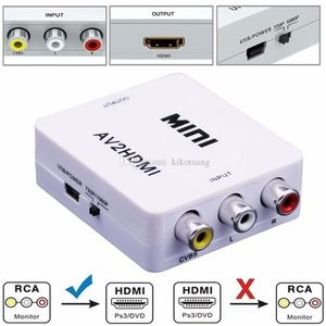 Convertisseur AV2HDMI RCA Signaux Audio Vidéo Composite Pour TV / Moniteur