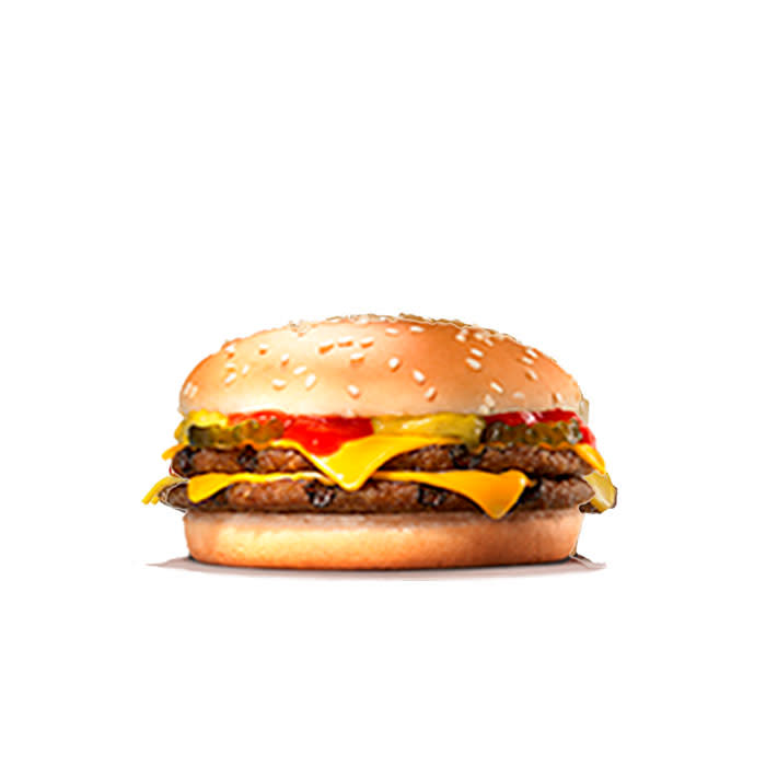 Sandwich Double Cheeseburger + Steak Tendercrisp
