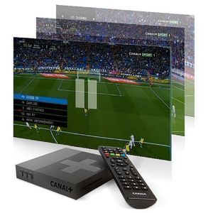 Canal Plus Super Télécommande Décodeur CANAL+  MOD 2  - HD- Noir