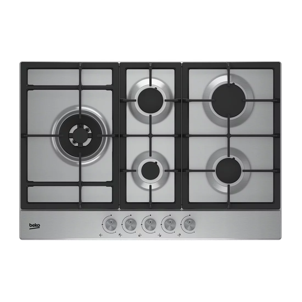  BEKO_HIAW_75225SL - TABLE DE CUISSON ENCASTRABLE BEKO/75CM / 5 BRULEURS A GAZ/ INOX