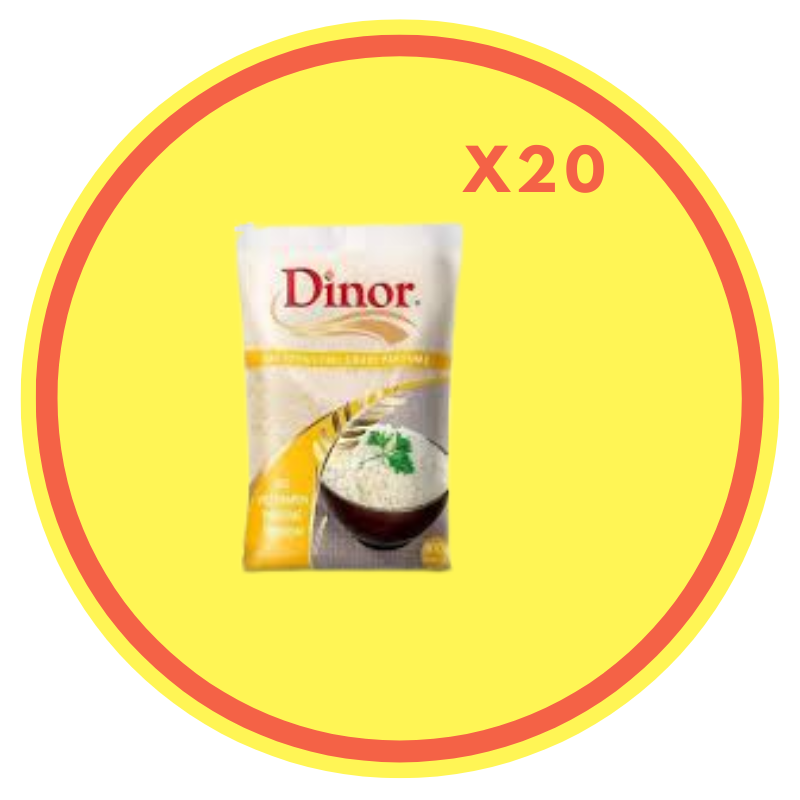 RIZ PREM DINOR JAUNE 900G x 20