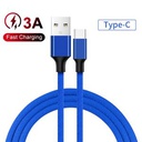 Câble USB - Type C - 2m - Bleu
