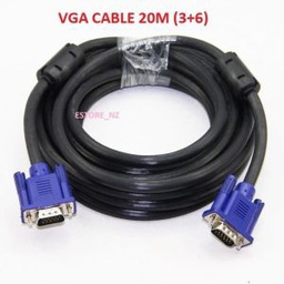 Cable VGA Male-Male 20m - Multicolore