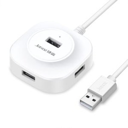 HUB - USB 2.0 - 4 Ports - Blanc
