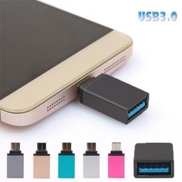 Adaptateur OTG Type C USB Vers USB 3.0 - Noir Compatible Huawei, Macbook, Xiaomi, Galaxy S9