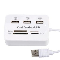 Micro USB Hub Combo 2.0 3 Ports