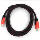 Câble HDMI - 1,5 Mètres - Noir/Rouge