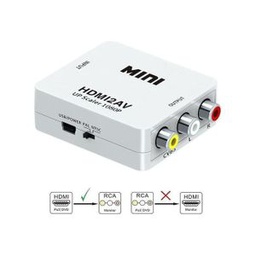 Mini Prise AV / RCA / CVBS Vers Un Convertisseur HDMI Scaler 1080P Adaptateur Vidéo AV2HDMI Pour HDTV TV PS3 PS4 PC DVD Xbox Projecteur