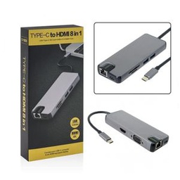 Adaptateur Type-C Vers HDMI 8 En 1