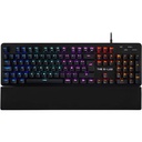 THE G LAB Keyz CARBON E Clavier Mécanique Gamer AZERTY Blue Switches Ultra Précis- 16 Effets De Rétro-Éclairage - Repose-Poignets Magnétique Confortable - Compatible PC PS4 - PS5 Xbox One - NOUVEAU 2020