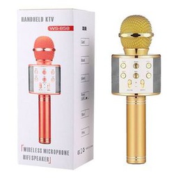 Microphone Portable KTV - WS-858 Bluetooth - Multicolores
