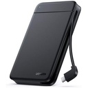 Ugreen USB C 3.1 Boîtier Disque Dur Externe 2.5 Pouces SATA HDD SSD 14To Max 7mm 9.5mm 5Gbps UASP Sans Outil Avec Câble USB C Intégré