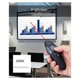 Pointeur Laser - 2.4 Ghz - USB - Pour PowerPoint - Noir