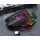 Souris De Jeu Sans Fil X801 -LED -7 Boutons - Noir