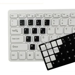 Autocollants Clavier Français Touches D'ordinateur Mat Autocollants Alphabet Autocollants Keycap