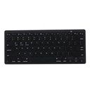 Mini Clavier Et Souris Combinés Sans Fil - Blanc/Noir