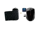 Clavier Flexible à Fil Usb + Souris Sans Fil