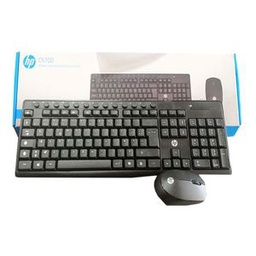 Hp Clavier HP  Azerty Sans Fil + Souris Sans Fil HP - Noir