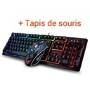Keyboards Clavier Souris Combos K13 Gaming Combo RGB Rétroéclairage Mécanique Ensemble De Joueurs Ensemble Silencieux Pour PC Laptop