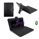 Etui Avec  Clavier Compatible Tablette 7" + Ecouteur Offert