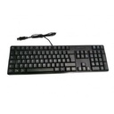 Cr CLAVIER USB AZERTY FILAIRE STANDARD-NOIR